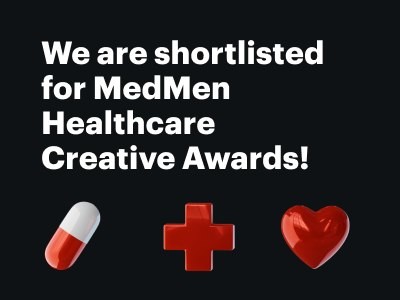We've been shortlisted for MedMen Healthcare Creative Awards!